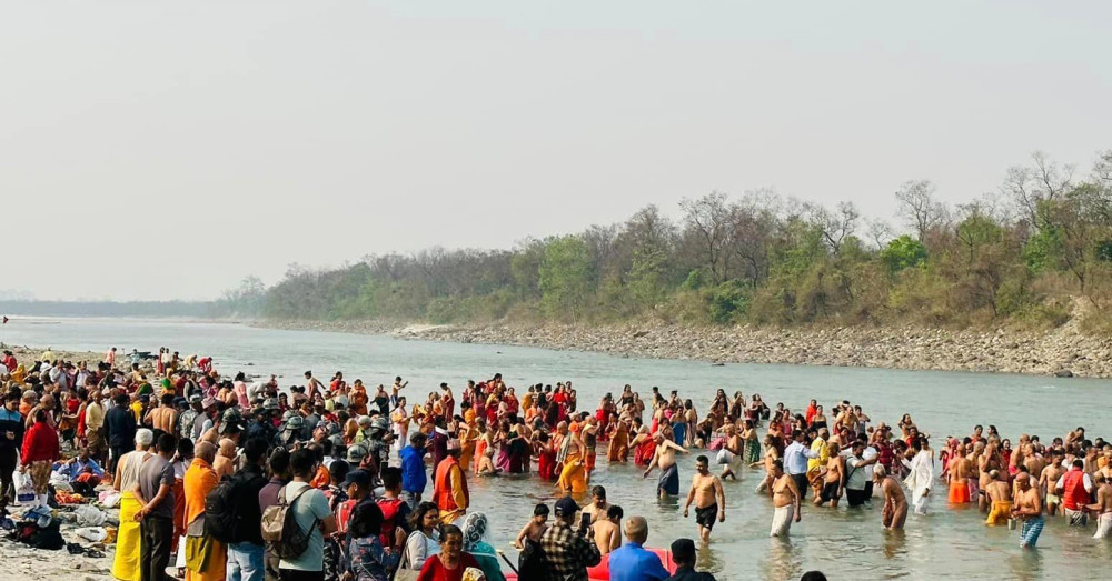 कुम्भ मेलामा घुइँचो, १२ लाखभन्दा बढी दर्शनार्थी पुगे